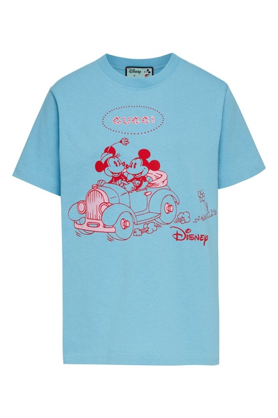 Gucci x Disney Donald Duck Printed Short-sleeved for Beige 644674-XJDBE-9095