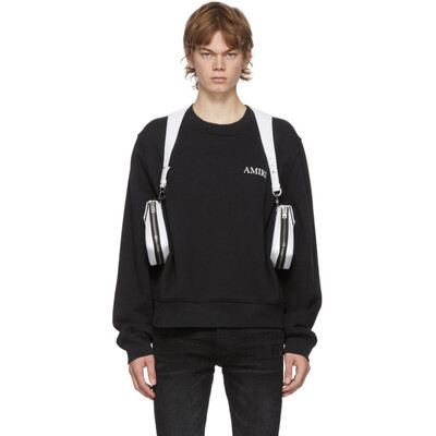 Amiri 2.0 Leather Harness Bag in Black for Men