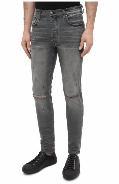 Buy Amiri Paint Splatter MX1 Jean 'Clay Indigo' - AW22MDS014 408