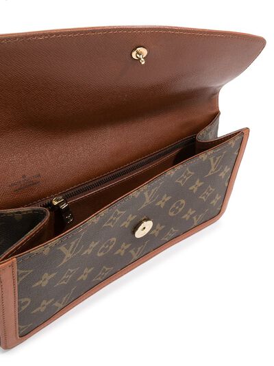 Louis Vuitton 2006 pre-owned Monogram Denim Pratt Clutch - Farfetch