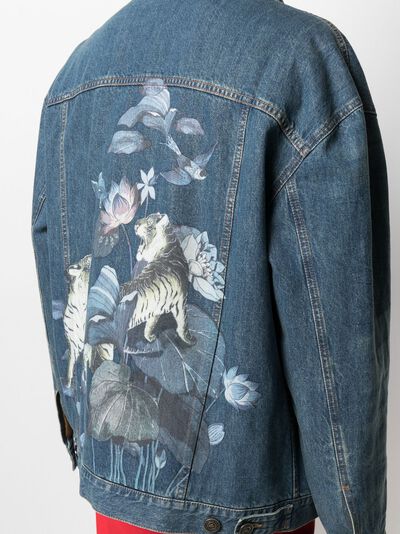 ETRO джинсовая куртка с цветочным принтом 1S8949327 (lpn7953496) — купить вМоскве в LePodium Россия