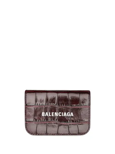 Balenciaga Papier Money 381226 Leather Round-Zip-Wallet Black Coin purse  discoloration Balenciaga