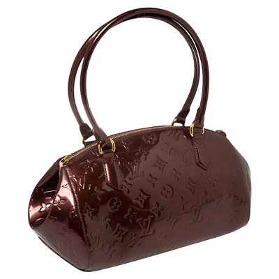 Louis Vuitton Pomme D’amour Monogram Vernis Brentwood Bag