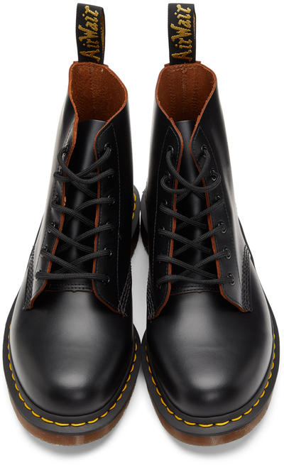 Dr. Martens Black 'Made In England' Vintage 101 Boots 26075001