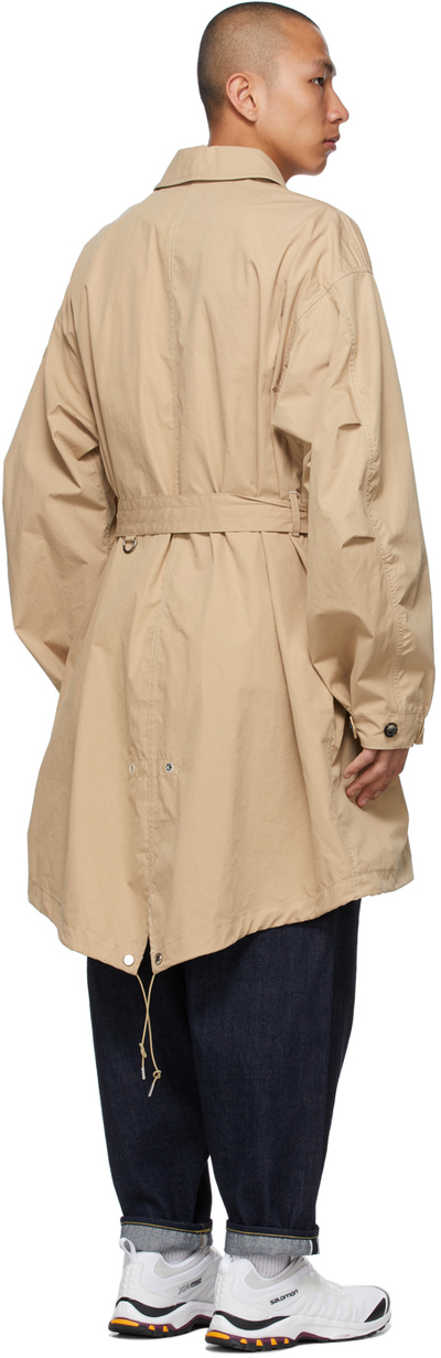 Fumito Ganryu Beige Mods Soutiencollar Coat Fu5-Co-01 (lpn7950806