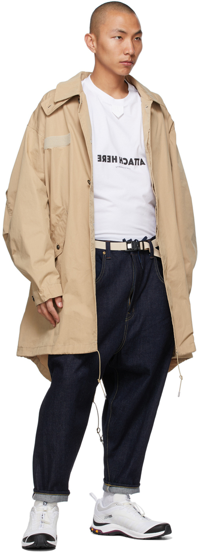 Fumito Ganryu Beige Mods Soutiencollar Coat Fu5-Co-01 (lpn7950806