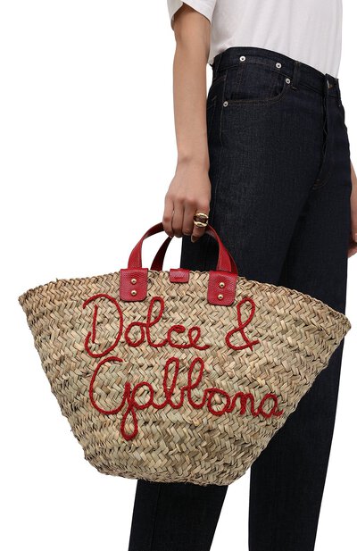 Dolce & Gabbana Multicolor Printed Canvas and Watersnake Leather Large Miss  Sicily Top Handle Bag Dolce & Gabbana