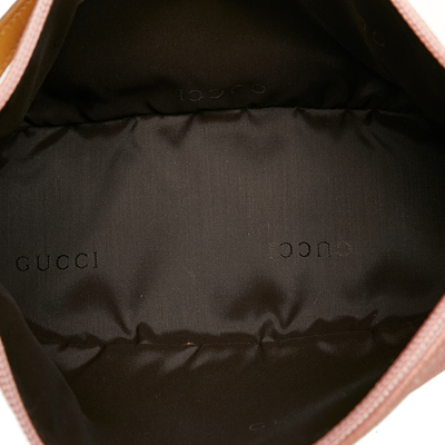Gucci Clear Brown Plexiglass Aristrographic Box Clutch Gucci