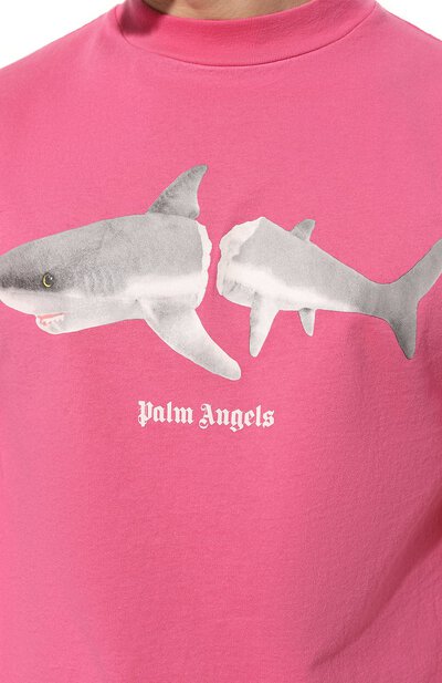 T-shirt Palm Angels Burning Logo Classic Tee PMAA072F22JER0040310