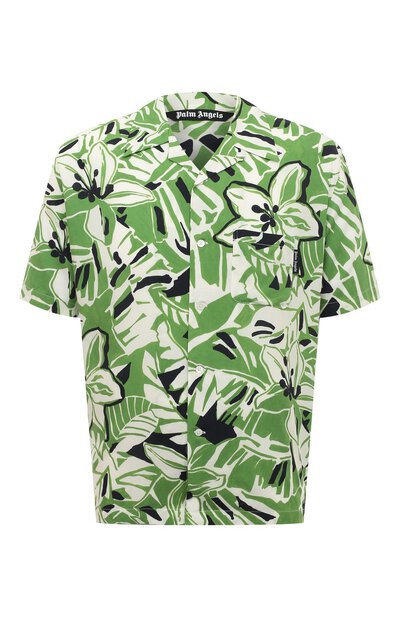 Buy Shirts Palm Angels HAWAII BOWLING SHIRT MULTICOLOR  (PMGA110S22FAB0028403)