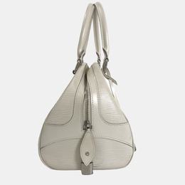 Louis Vuitton Ivory Epi Leather Bowling Montaigne GM Bag