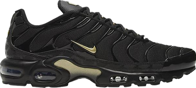 Кроссовки Nike Air Max Plus 'Black Metallic Gold', черный dc4118