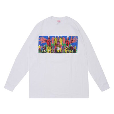 Buy Supreme x Nike Half Zip Hooded Sweatshirt 'White' - SS21SW6