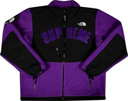 SS19 Supreme 'Wolf' Spellout Deep-pile Full Zip Fleece