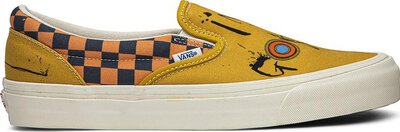 Vans Supreme x Classic Slip-On Pro 'Diamond Plate Yellow' VN0A347VTEG