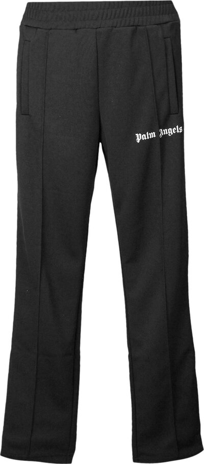 Palm Angels Black & White Jacquard Damier Classic Track Pants