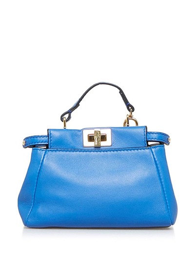 Fendi Pre-owned 2000s Mini Zucchino Boston Bag - Blue