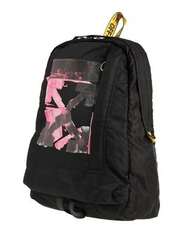 Buy Off-White Logo Nylon Backpack 'Black/White' - OMNB036S21FAB0011001